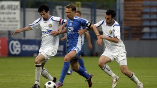 Varazdin, 080510. Na gradskom stadionu u Varazdinu igra se 29. kolo prve HNL izmedju Varteksa i Zadra. Varteks je pobjedio 1:0 pogotkom Matije Smrekara. Na slici: Miljenko Mumlek. Foto: Zeljko Hajdinjak / CROPIX
