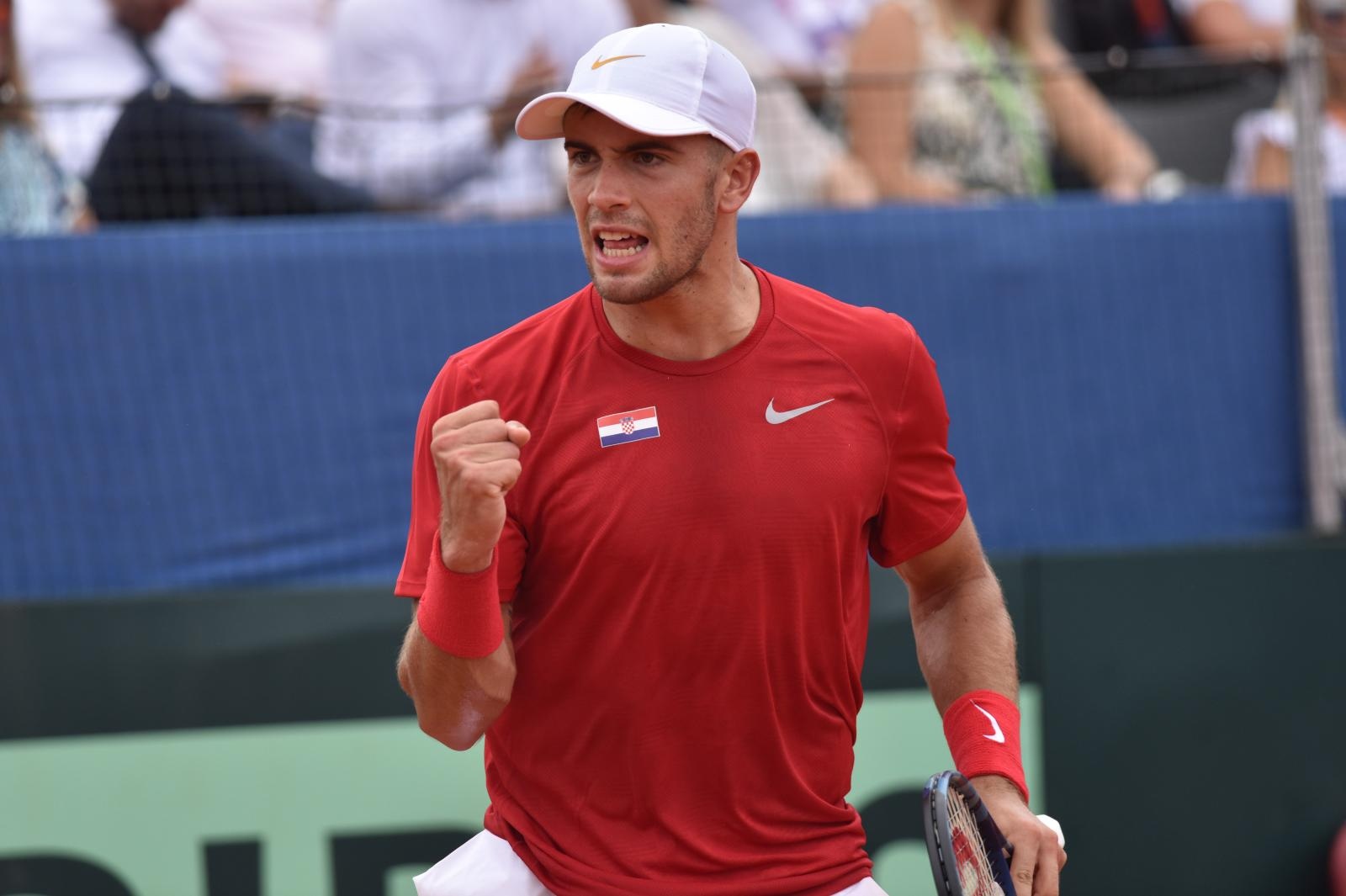 Davis Cup: Borna Ćorić – Steve Johnson Davis Cup: Borna Ćorić – Steve Johnson