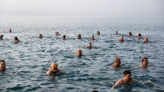 Novogodišnje kupanje na Morskim orguljama