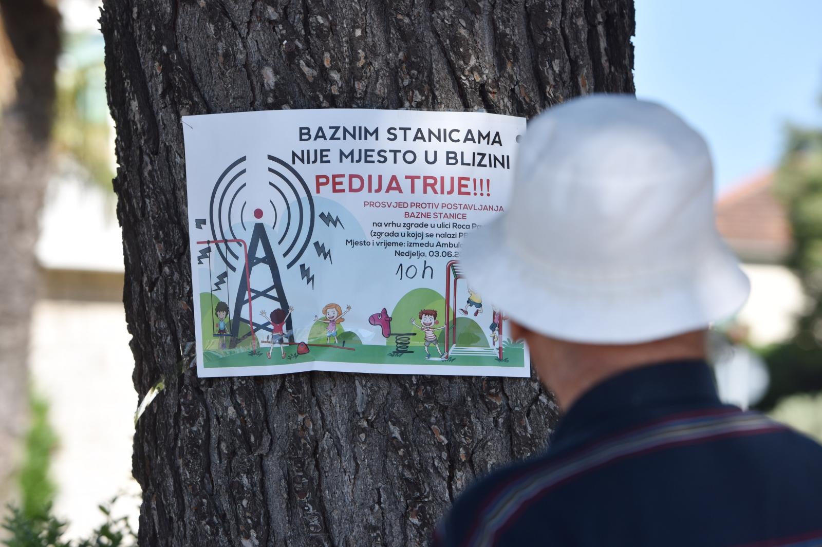 ‘Ne želim dobiti rak!’ Mještani prosvjedovali protiv postavljanja bazne stanice Tele 2