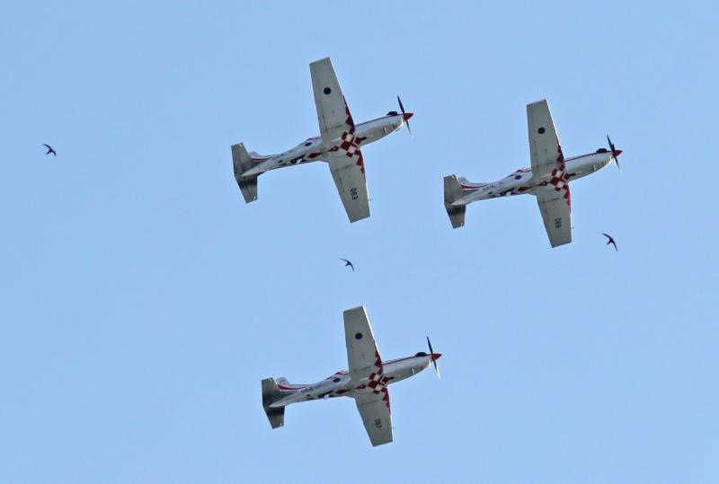 Šibenik: Akrobacijska grupa Krila oluje nakon 8 godina nastupila na Dječjem festivalu, Photo: Dusko Jaramaz/PIXSELL