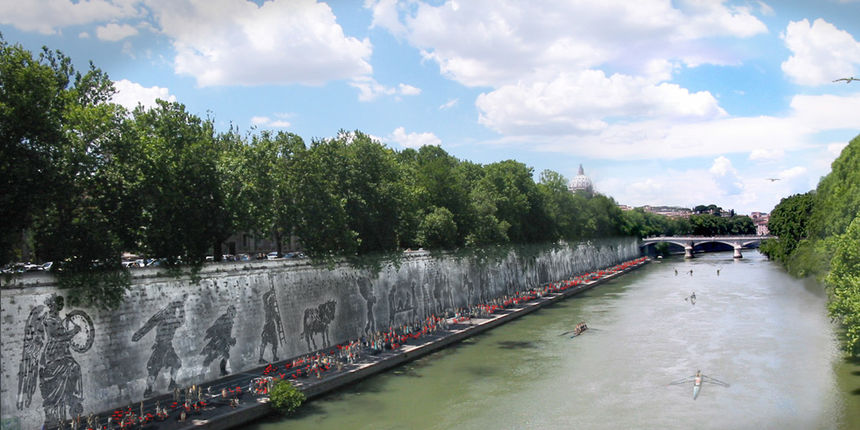 Obala Tibera foto- Tevereterno