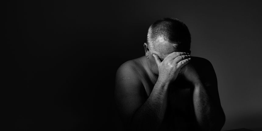 Muškarac, tuga, depresija Muškarac, tuga, depresija