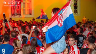 Zadar je gorio: Velika fešta nakon plasmana Vatrenih u finale Svjetskog prvenstva