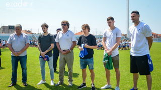 Zadarska vatrena četvorka na Stanovima se družila s mladim zadarskim nogometašima