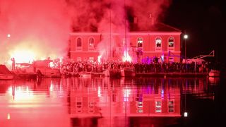 Veličanstveni doček brončanog Joška Gvardiola @ Novigrad Veličanstveni doček brončanog Joška Gvardiola @ Novigrad