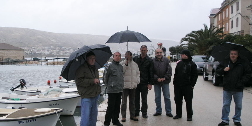 Paški ribari prosvjeduju (Foto: J. Portada)