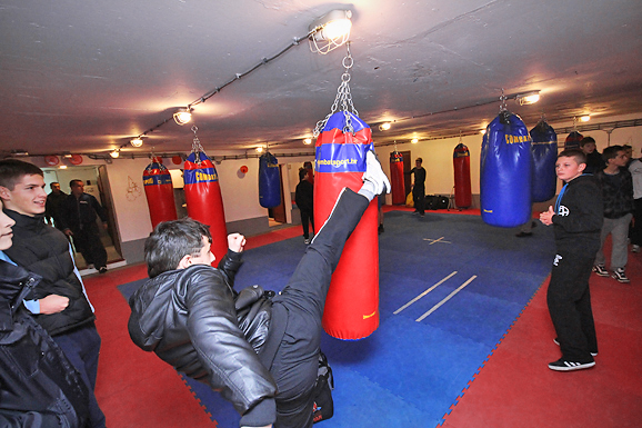 Javni sparing u boksačkom klubu Zlatna rukavica (foto:Saša Čuka)