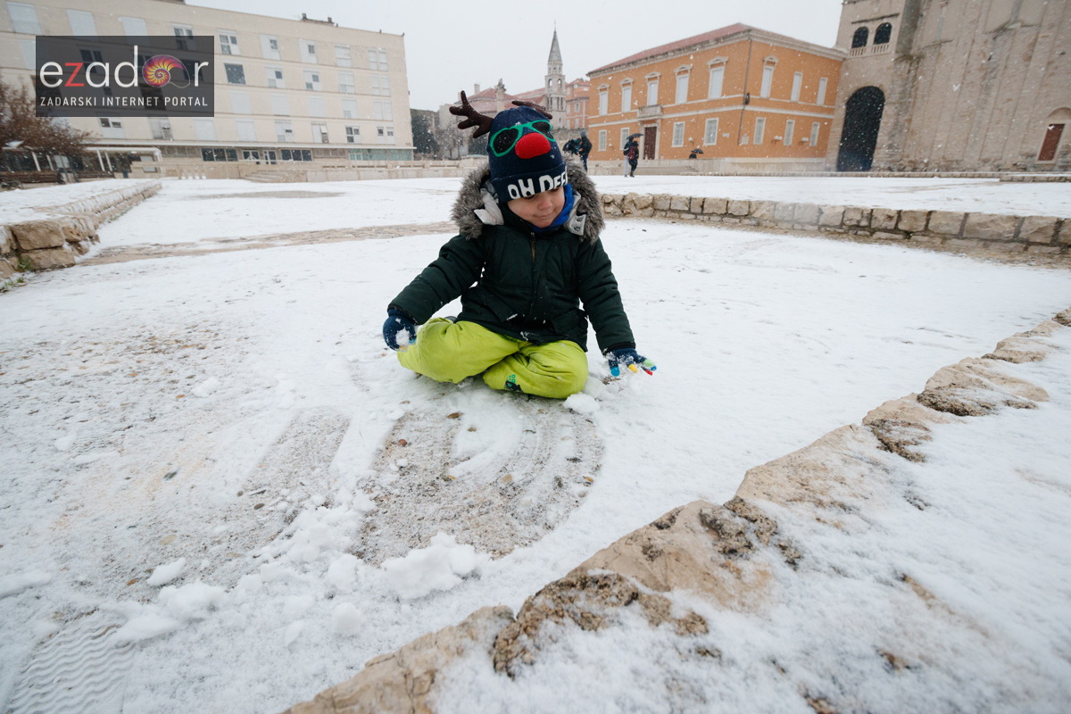 Snježni đir po gradu, četvrtak 1. ožujka 2018.