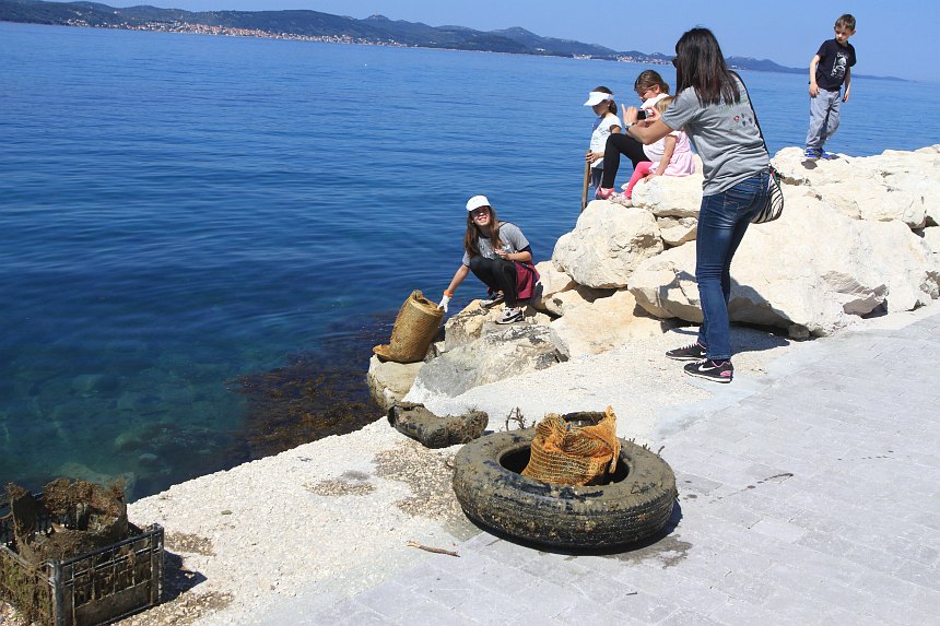 Velika akcija čišćenja podmorja u Bibinjama, foto: L.Banić