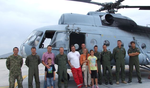 Obitelj Butorac se zahvalila za spašavanje djeteta, Foto: HRZ i PZO/M. Karačić Marinko Karačić