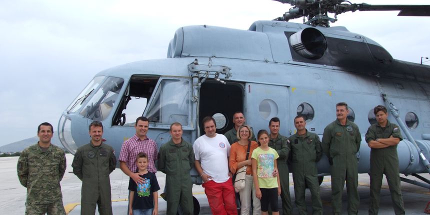 Obitelj Butorac se zahvalila za spašavanje djeteta, Foto: HRZ i PZO/M. Karačić Marinko Karačić