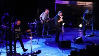 U sklopu prvog izdanja SuperUho Festivala na sibenskoj tvrdjavi sv Mihovila, na ljetnoj pozornici koncert je odrzao rock bend The National. Photo: Dusko Jaramaz/PIXSELL