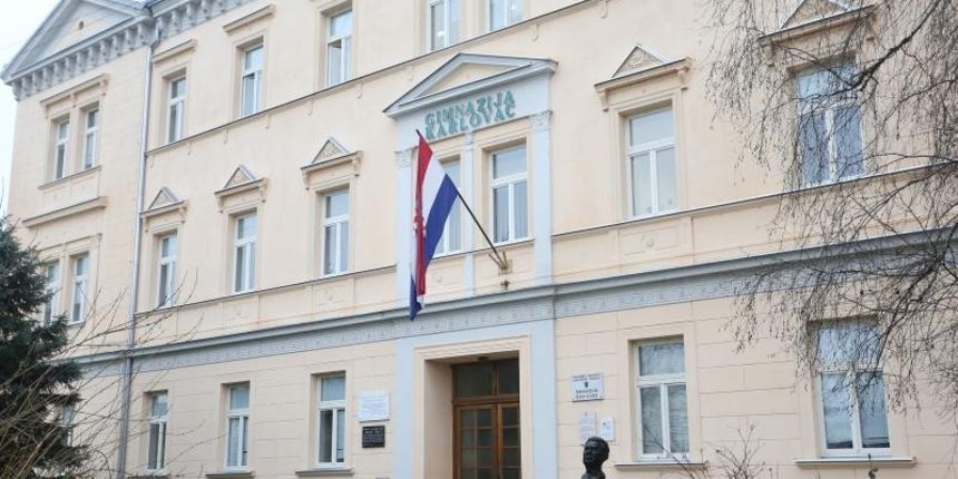 Zgrada karlovacke Gimnazije. Photo: Kristina Stedul Fabac/PIXSELL