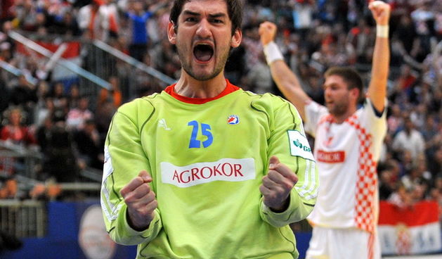 Graz, 190110. Europsko prvenstvo u rukometu, EURO 2010 Austrija, 1. kolo, grupa A, susret ekipa Hrvatske i Norveske. Na slici: Mirko Alilovic. Foto: Damir Krajac / Cropix
