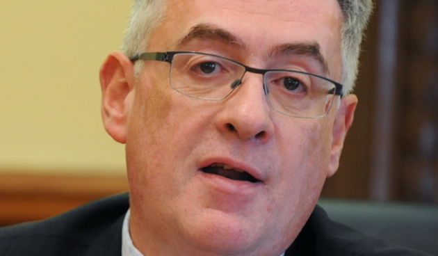 Zadar, 201010.
Branko Hrvatin predsjednik Vrhovnog suda RH  posjetio je Zupanijski sud u Zadru.
Foto: Andrija Lucic / CROPIX