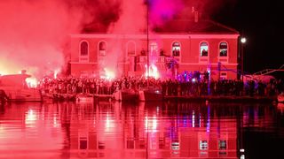 Veličanstveni doček brončanog Joška Gvardiola @ Novigrad Veličanstveni doček brončanog Joška Gvardiola @ Novigrad