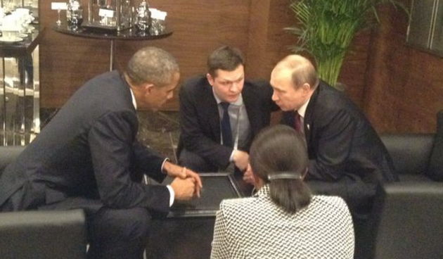 Barrack Obama i Vladimir Putin u Antalyi na G20 summitu. Foto: twitter