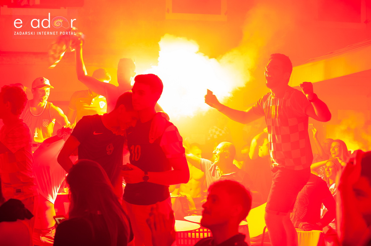 Zadar je gorio: Velika fešta nakon plasmana Vatrenih u finale Svjetskog prvenstva