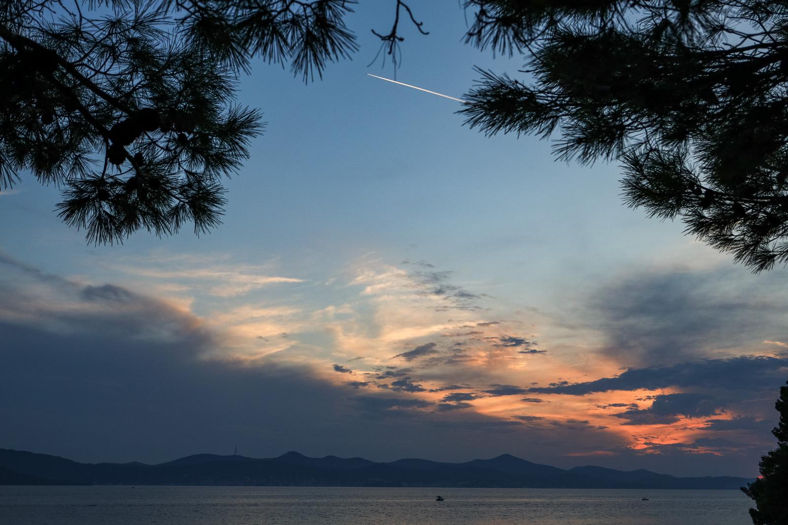 Smiraj rujanskog dana u Zadru Smiraj rujanskog dana u Zadru