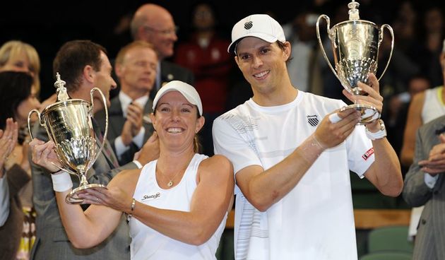 Lisa Raymond and Mike Bryan, foto: wimbledon.com
