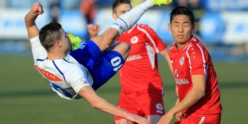 14.02.2015., Stadion Gradski vrt, Osijek – MAXtv 1. HNL, 21. kolo, NK Osijek – RNK Split. Antonio Perosevic. Photo: Davor Javorovic/PIXSELL 14.02.2015., Stadion Gradski vrt, Osijek – MAXtv 1. HNL, 21. kolo, NK Osijek – RNK Split. Antonio Perosevic. Photo: Davor Javorovic/PIXSELL