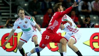 Arena Zagreb, Europsko rukometno prvenstvo, skupina I, 1. kolo, Hrvatska – Bjelorusija. Arena Zagreb, Europsko rukometno prvenstvo, skupina I, 1. kolo, Hrvatska – Bjelorusija.