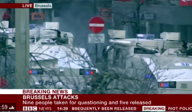 Policija u Bruxellesu vodenim topovima rastjeruje prosvjednike