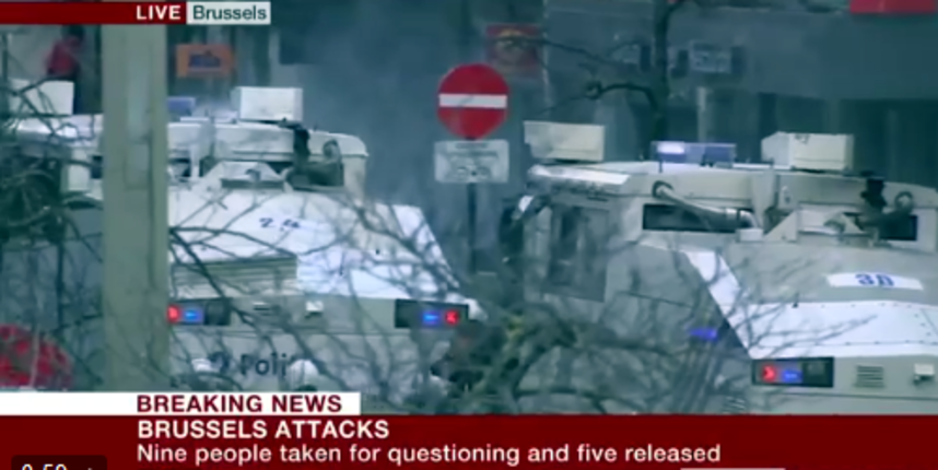 Policija u Bruxellesu vodenim topovima rastjeruje prosvjednike