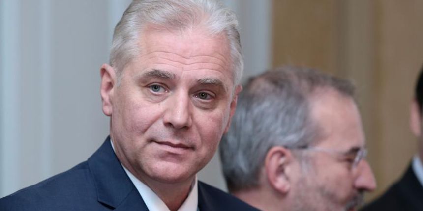 U Hrvatskom saboru odrzana je ceremonija polaganja svecane prisege glavnog drzavnog odvjetnika Republike Hrvatske Dinka Cvitana predsjedniku Hrvatskoga sabora Josipu Leki. DINKO CVITAN.Photo: Patrik Macek/PIXSELL