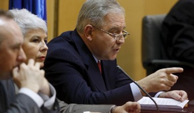 Ivo Sanader u Saboru (Foto: Goran Mehkek/CROPIX)