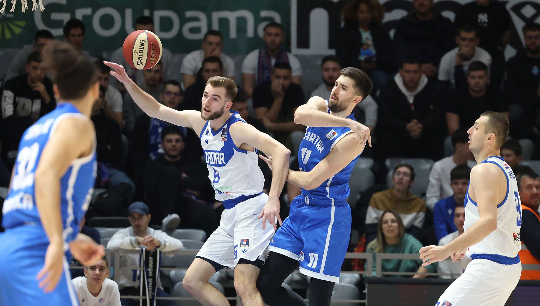 AdmiralBet ABA liga, 14. kolo: KK Zadar – Spartak Office Shoes 76-66 AdmiralBet ABA liga, 14. kolo: KK Zadar – Spartak Office Shoes 76-66