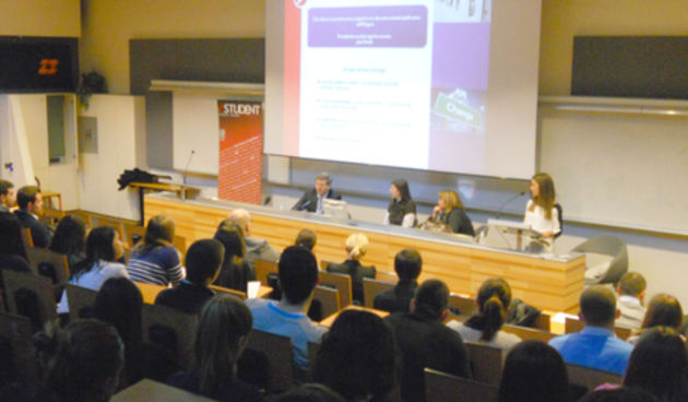 Mrsić na Ekonomskom fakultetu, foto: Media servis