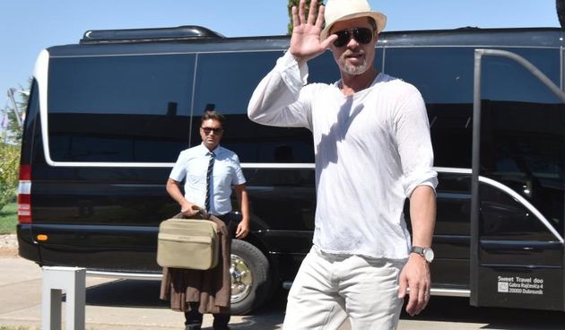Brad Pitt napustio je Hrvatsku poletjevši privatnim zrakoplovom iz Zračne luke Zadar. Photo: Dino Stanin/PIXSELL