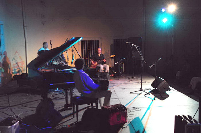 Festival suvremen glazbe: Daniele di Bonaventura trio i Jelana Radan, Foto: Nenad Marcev Festival suvremen glazbe: Daniele di Bonaventura trio i Jelana Radan, Foto: Nenad Marcev