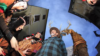 Karneval 2012: Pleme “Crna jama” iz rezervata Stanovi Karneval 2012: Pleme “Crna jama” iz rezervata Stanovi