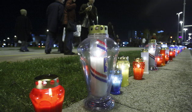 Zagreb, 171109.
Vukovarska ulica.
Obiljezavanje Dana sjecanja na zrtvu Vukovara, koju tradicionalno organizira Klub veterana 148. brigade Hrvatske vojske pod sloganom: “I reci cu vam samo jos jednu stvar ZAPAMTITE VUKOVAR”, u suradnji sa svim udrugama u Z