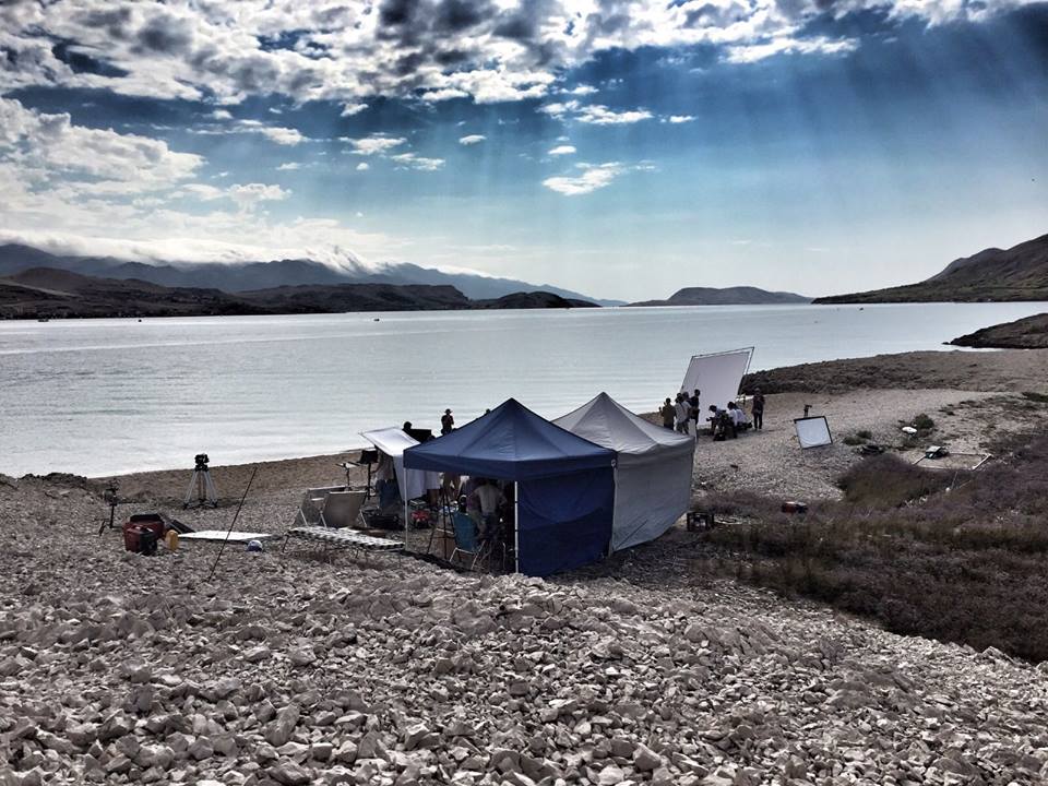 Atmosfera na snimanju reklame na Pagu