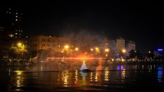 Zadrani oduševljeni hologramskim božićnim drvcem