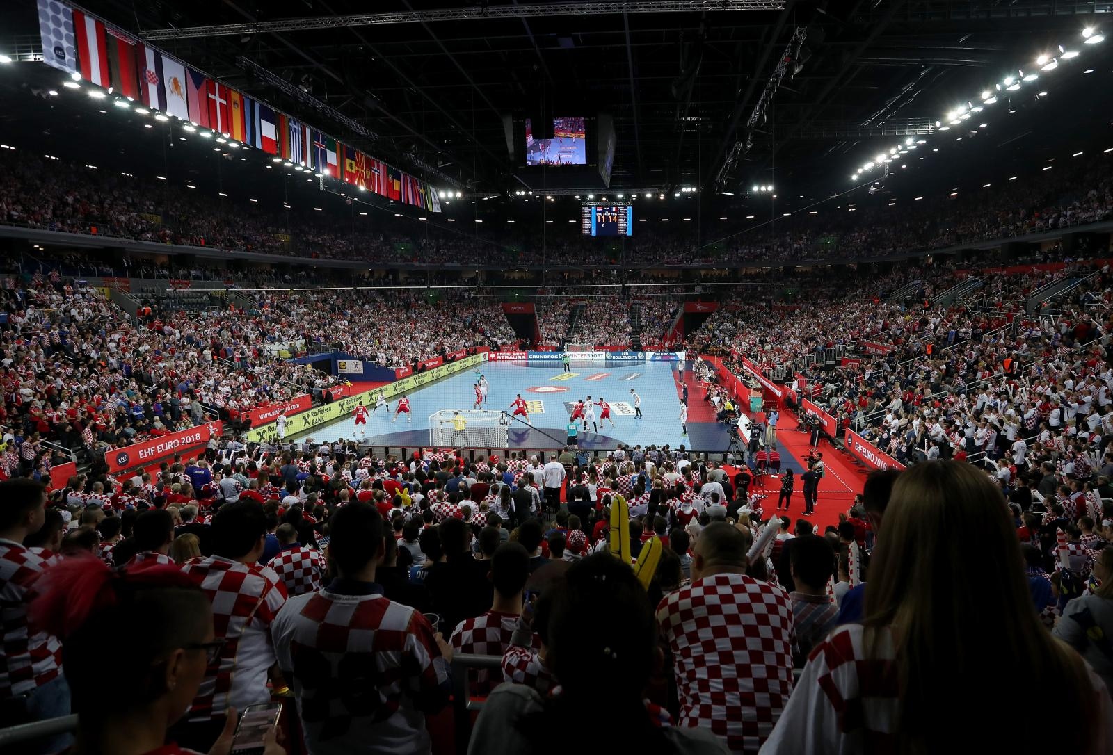 Arena, Zagreb – Europsko rukometno prvenstvo, skupina I, 3. kolo, Hrvatska – Fancuska Arena, Zagreb – Europsko rukometno prvenstvo, skupina I, 3. kolo, Hrvatska – Fancuska