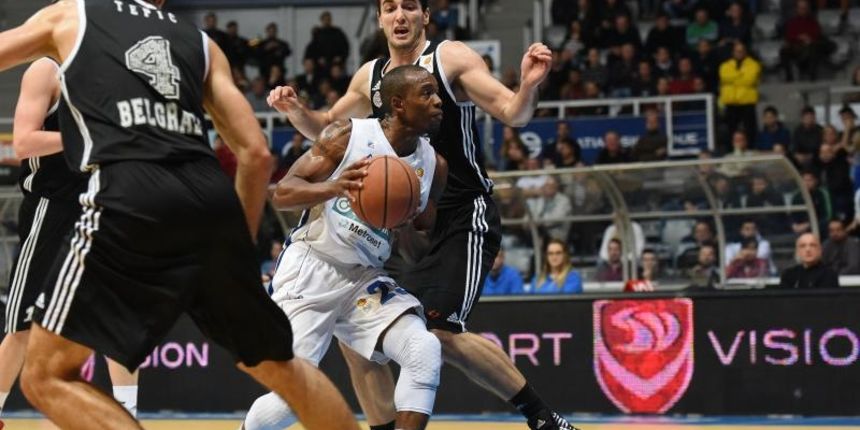 Zadar – 12. kolo ABA lige, KK Zadar – KK Partizan Beograd 69-68. Photo: Dino Stanin/PIXSELL Zadar – 12. kolo ABA lige, KK Zadar – KK Partizan Beograd 69-68. Photo: Dino Stanin/PIXSELL