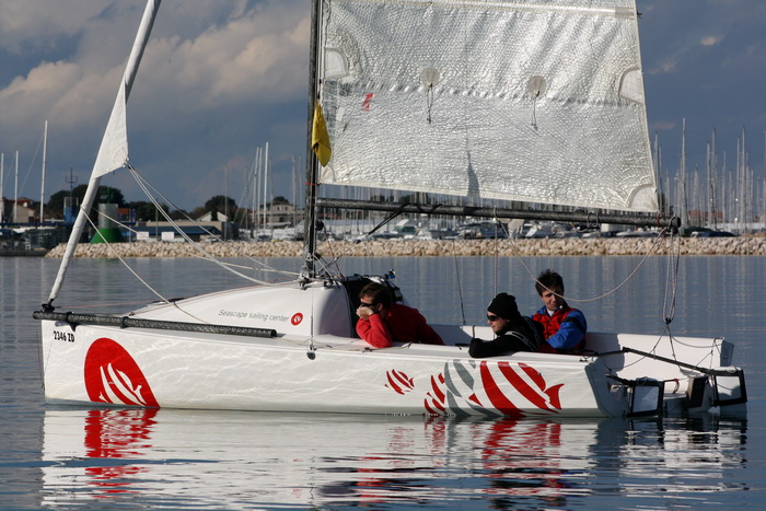 Sukosan: U uvali Zlatna luka odrzan je prvi dan dan Match Race regate, Foto: Mladen Malik