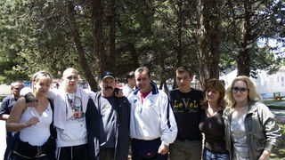 Obitelj Stojanov i trener Milosevic Obitelj Stojanov i trener Milosevic