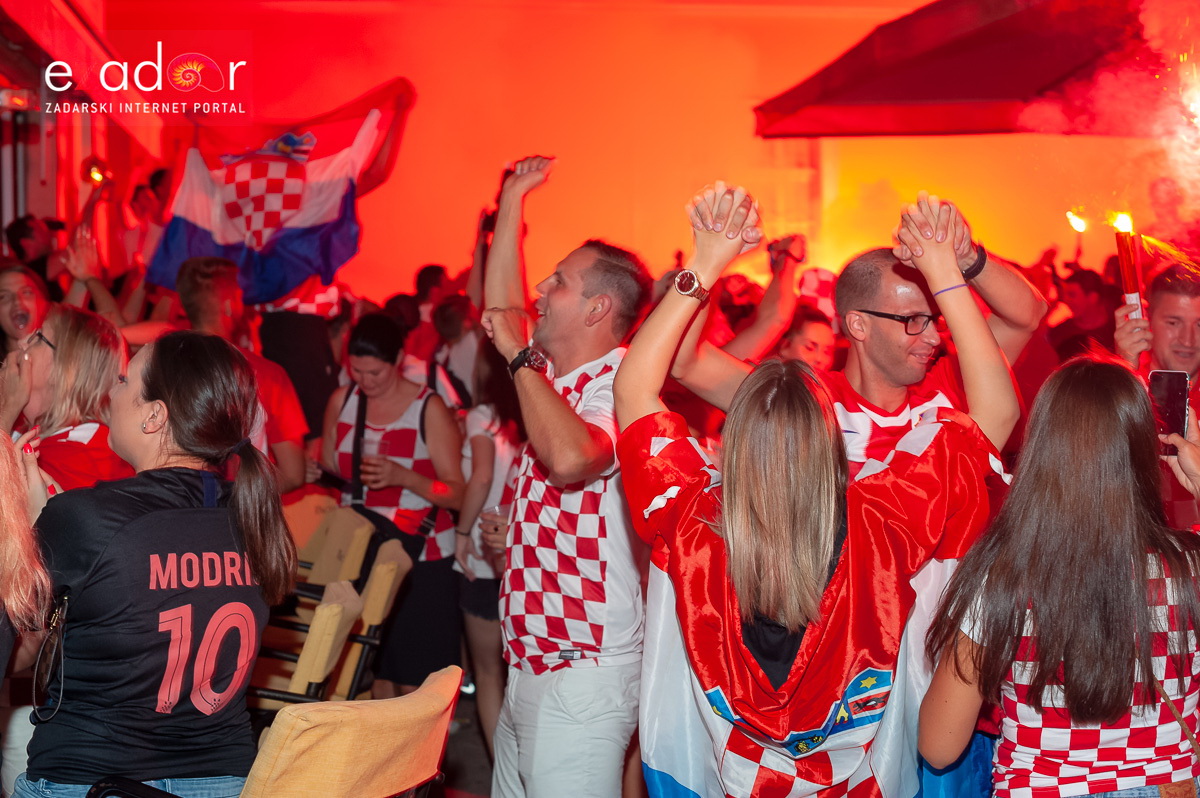 Zadar je gorio: Velika fešta nakon plasmana Vatrenih u finale Svjetskog prvenstva