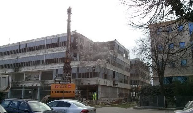 Rušenje zgrade Borisa Kidriča, Foto: SHZ Zadar