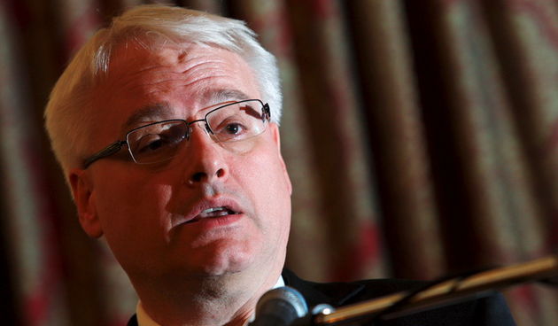 Ivo Josipovic. Zagreb 191011. Hotel Esplanade. Gospodarska komora nordijskih zemalja u hrvatskoj organizirala je radni rucak na koji je pozvala predsjednika Ivo josipovic predsjednika RH. Foto: Goran Mehkek / Cropix,