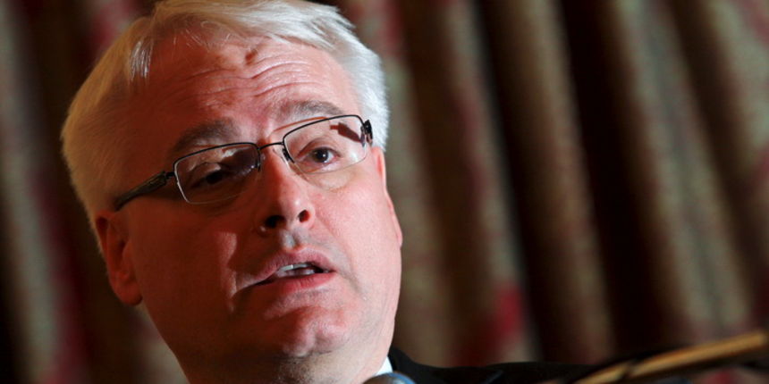 Ivo Josipovic. Zagreb 191011. Hotel Esplanade. Gospodarska komora nordijskih zemalja u hrvatskoj organizirala je radni rucak na koji je pozvala predsjednika Ivo josipovic predsjednika RH. Foto: Goran Mehkek / Cropix,