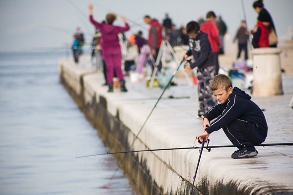 Kup sv. Krševana – Natjecanje u ribolovu s rive (foto:Saša Čuka) Kup sv. Krševana – Natjecanje u ribolovu s rive (foto:Saša Čuka)