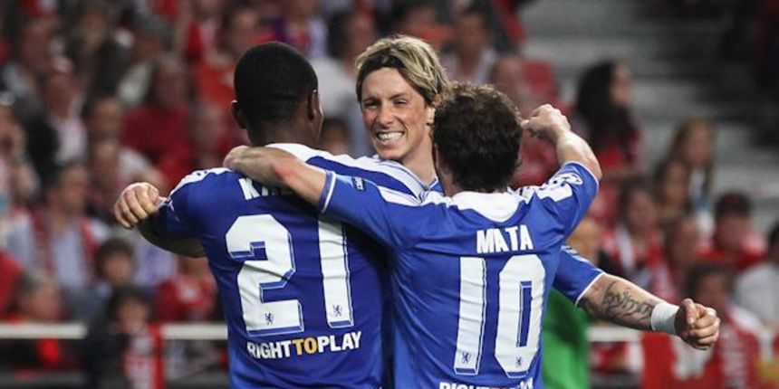 Salomon Kalou, Fernando Torres i Juan Mata, foto: chelseafc.com Salomon Kalou, Fernando Torres i Juan Mata, foto: chelseafc.com