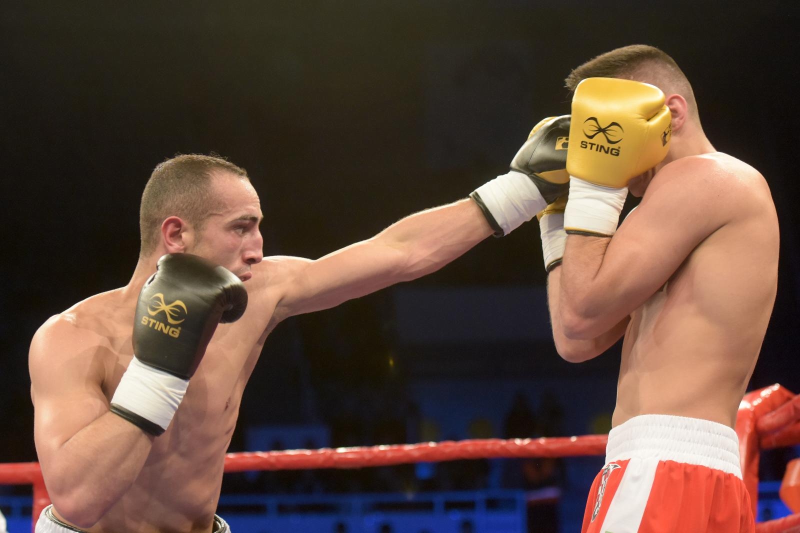 Svjetska boksacka liga, grupa B C1, kategorija 75 kg, Edin Avdic (Croatian Knights) – Nizar Trimech (France Fighting Roosters).